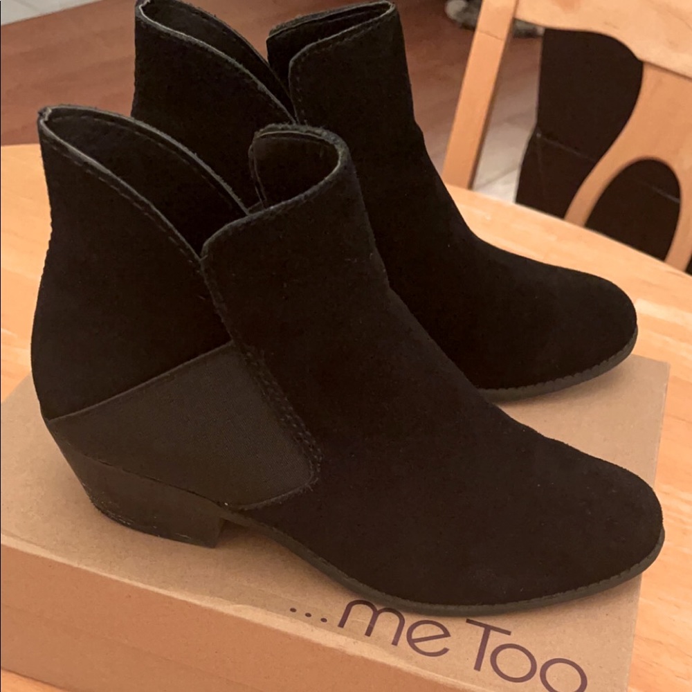 …me Too black booties